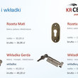 Rozety i wkładki