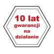 10 lat gwarancji na działanie