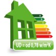 UD = od 0,78 w/m²K
