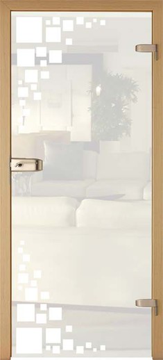 Drzwi szklane AMBER 4 (INVADO)