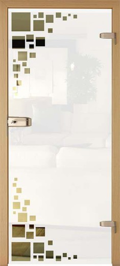 Drzwi szklane AMBER 5 (INVADO)