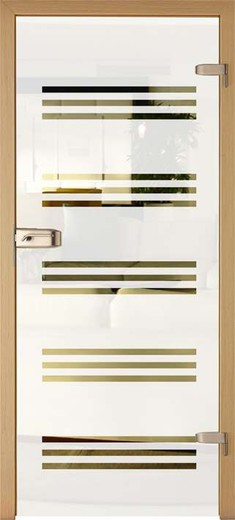 Drzwi szklane AMBER 1 (INVADO)